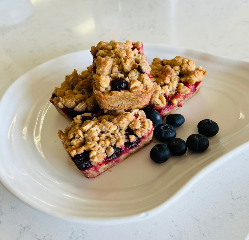 Mixed Berry Oatmeal Bars